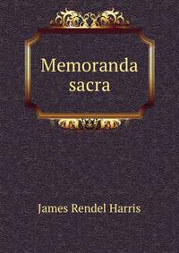 Memoranda sacra