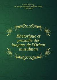 Rhe?torique et prosodie des langues de l'Orient musulman