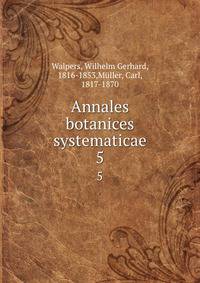 Annales botanices systematicae. 5