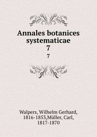 Annales botanices systematicae. 7