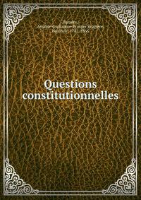 Questions constitutionnelles