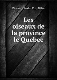 Les oiseaux de la province le Quebec