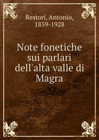 Note fonetiche sui parlari dell'alta valle di Magra