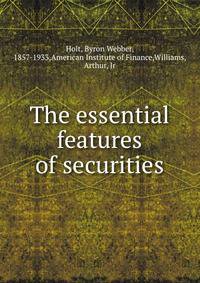 The essential features of securities