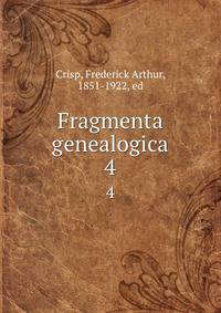 Fragmenta genealogica. 4