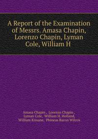 A Report of the Examination of Messrs. Amasa Chapin, Lorenzo Chapin, Lyman Cole, William H .