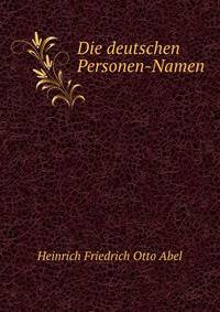 Die deutschen Personen-Namen