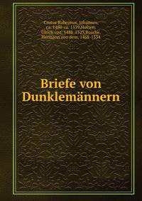 Briefe von Dunklemannern