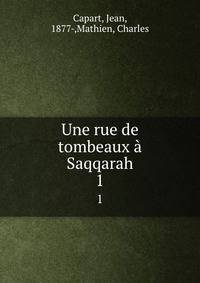 Une rue de tombeaux Saqqarah. 1