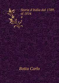 Storia d'Italia dal 1789, al 1814