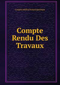 Compte Rendu Des Travaux.