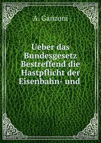 Ueber das Bundesgesetz Bestreffend die Hastpflicht der Eisenbahn- und .