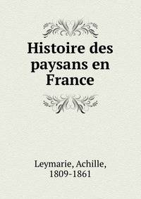 Histoire des paysans en France