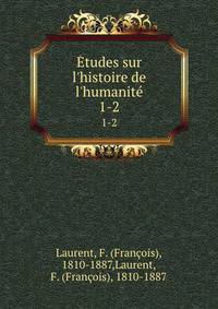?tudes sur l'histoire de l'humanit?
