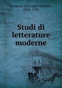Studi di letterature moderne