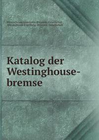 Katalog der Westinghouse-bremse