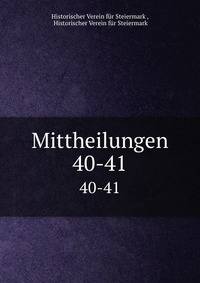 Mittheilungen. 40-41