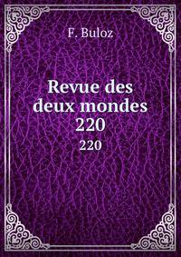 Revue des deux mondes. 220