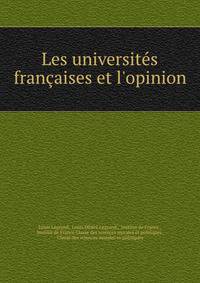 Les universit?s fran?aises et l'opinion