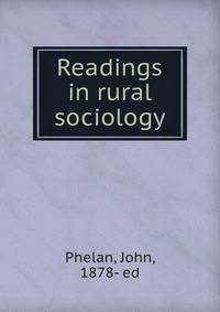Readings in rural sociology