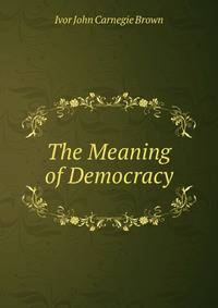 The Meaning of Democracy