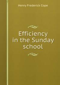 Efficiency in the Sunday school
