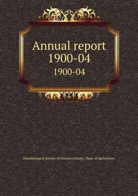 Annual report. 1900-04