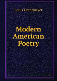 Modern American Poetry