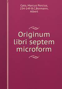 Originum libri septem microform
