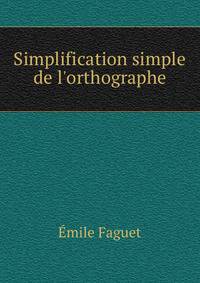 Simplification simple de l'orthographe