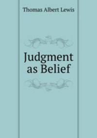 Judgment as Belief