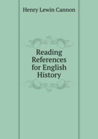 Reading References for English History