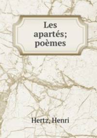 Les apartes; poemes