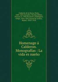 Homenage a Calderon. Monografias : La vida es sueno