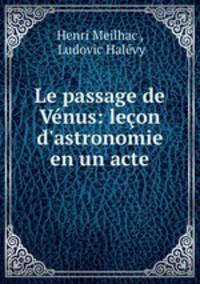 Le passage de Venus: lecon d