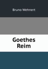 Goethes Reim