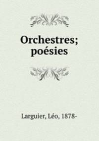 Orchestres; poesies