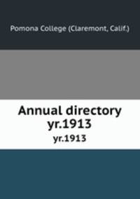 Annual directory. yr.1913