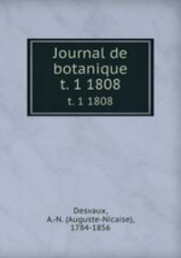 Journal de botanique. t. 1 1808