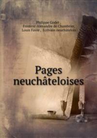 Pages neuchateloises