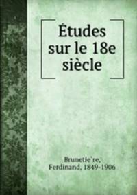 Etudes sur le 18e siecle