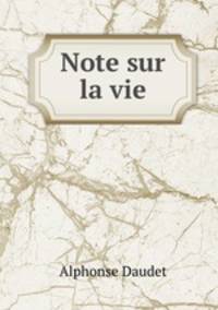 Note sur la vie