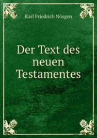 Der Text des neuen Testamentes