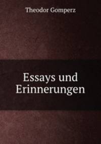 Essays und Erinnerungen