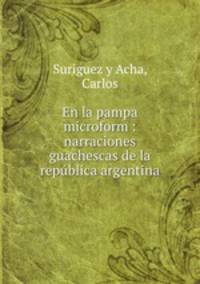 En la pampa microform : narraciones guachescas de la republica argentina
