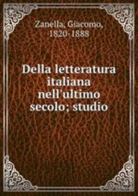 Della letteratura italiana nell