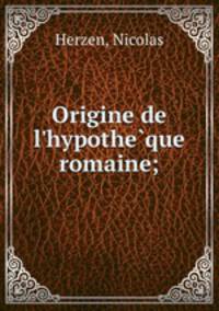 Origine de l