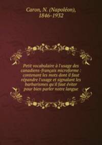 Petit vocabulaire a l