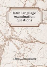 latin language examination questions