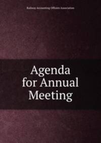 Agenda for Annual Meeting